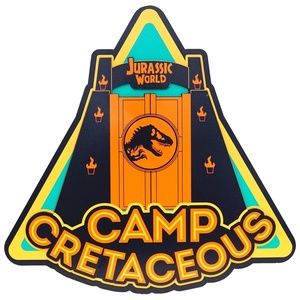Universal Studios Jurassic World Camp Cretaceous Entrance Wall Decor